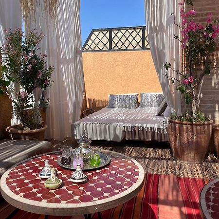 Riad Palmier Fleuri Marrakesh Eksteriør bilde