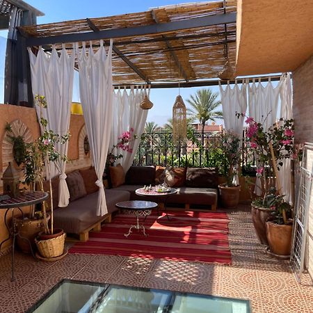 Riad Palmier Fleuri Marrakesh Eksteriør bilde