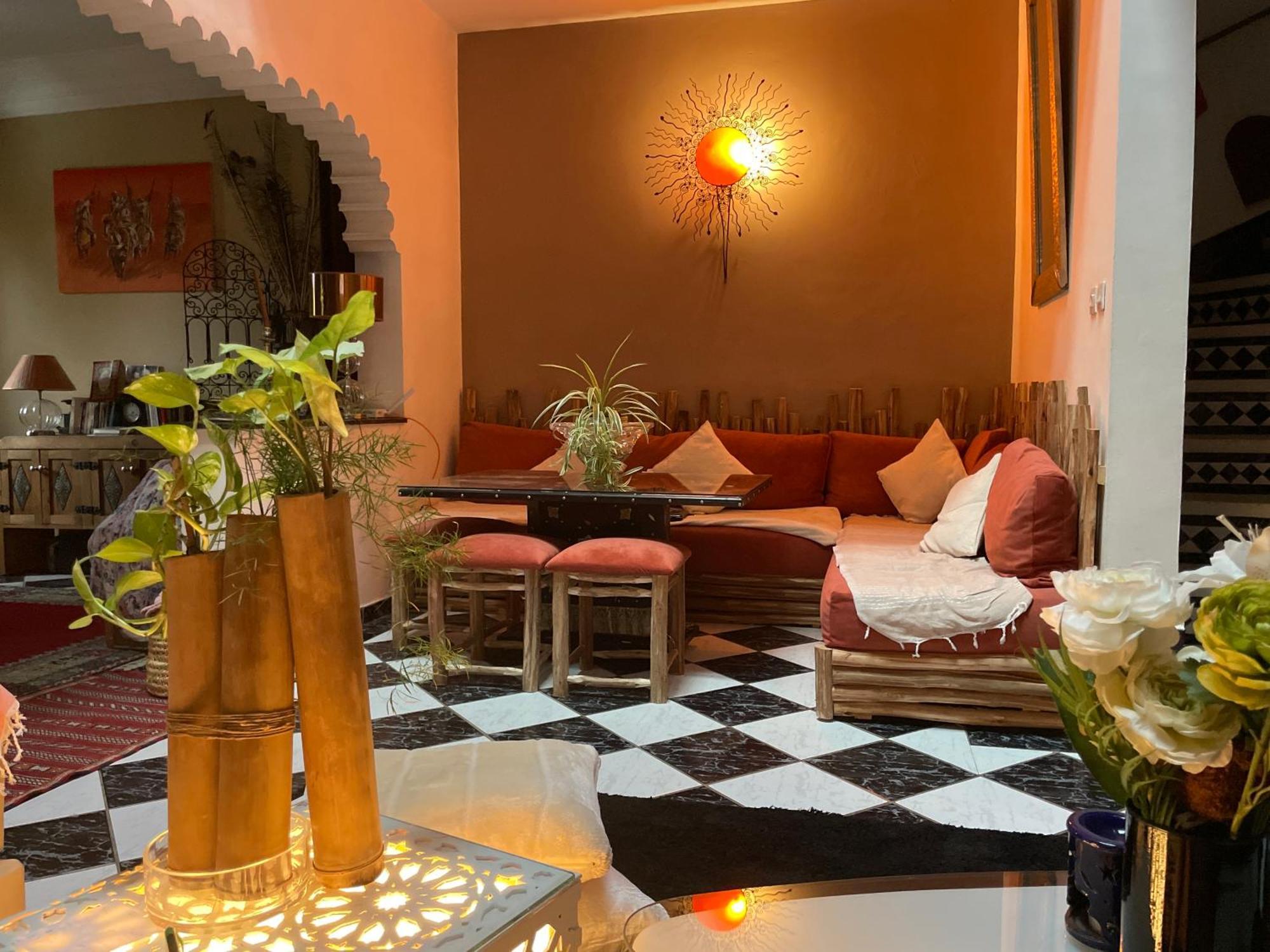 Riad Palmier Fleuri Marrakesh Eksteriør bilde