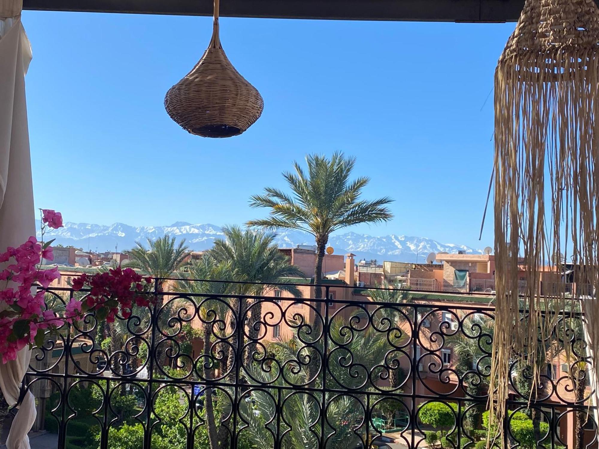 Riad Palmier Fleuri Marrakesh Eksteriør bilde