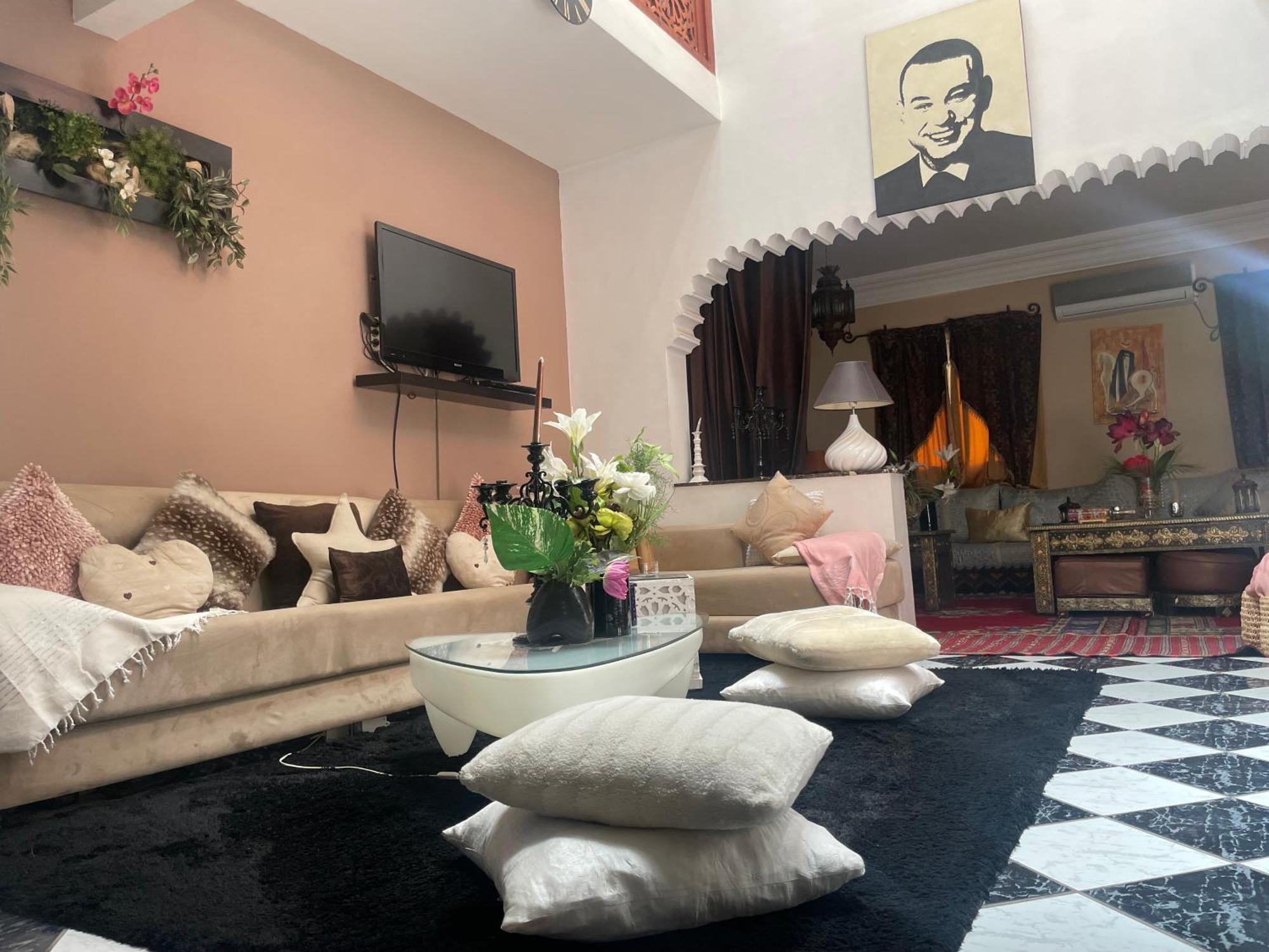 Riad Palmier Fleuri Marrakesh Eksteriør bilde