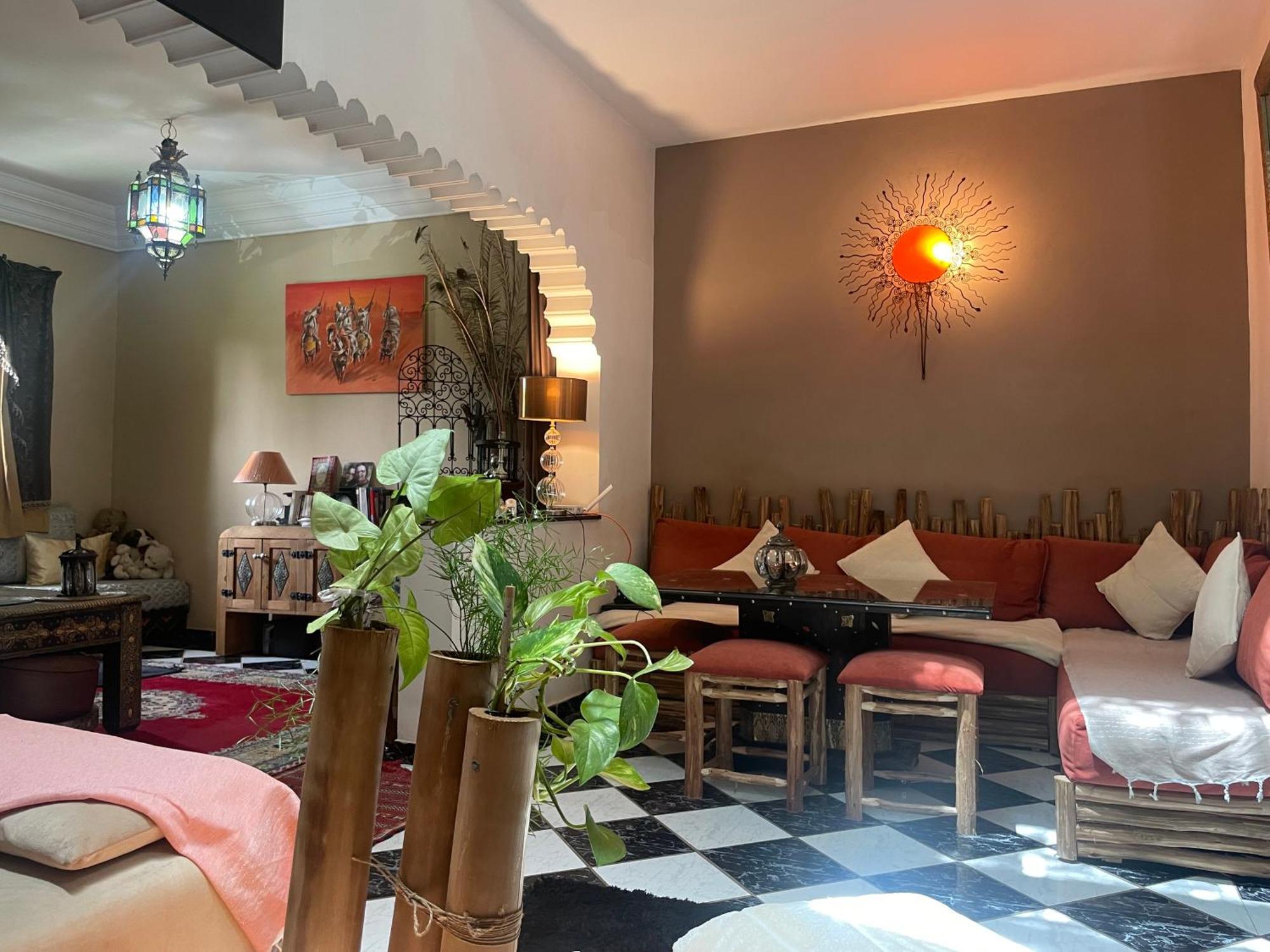 Riad Palmier Fleuri Marrakesh Eksteriør bilde