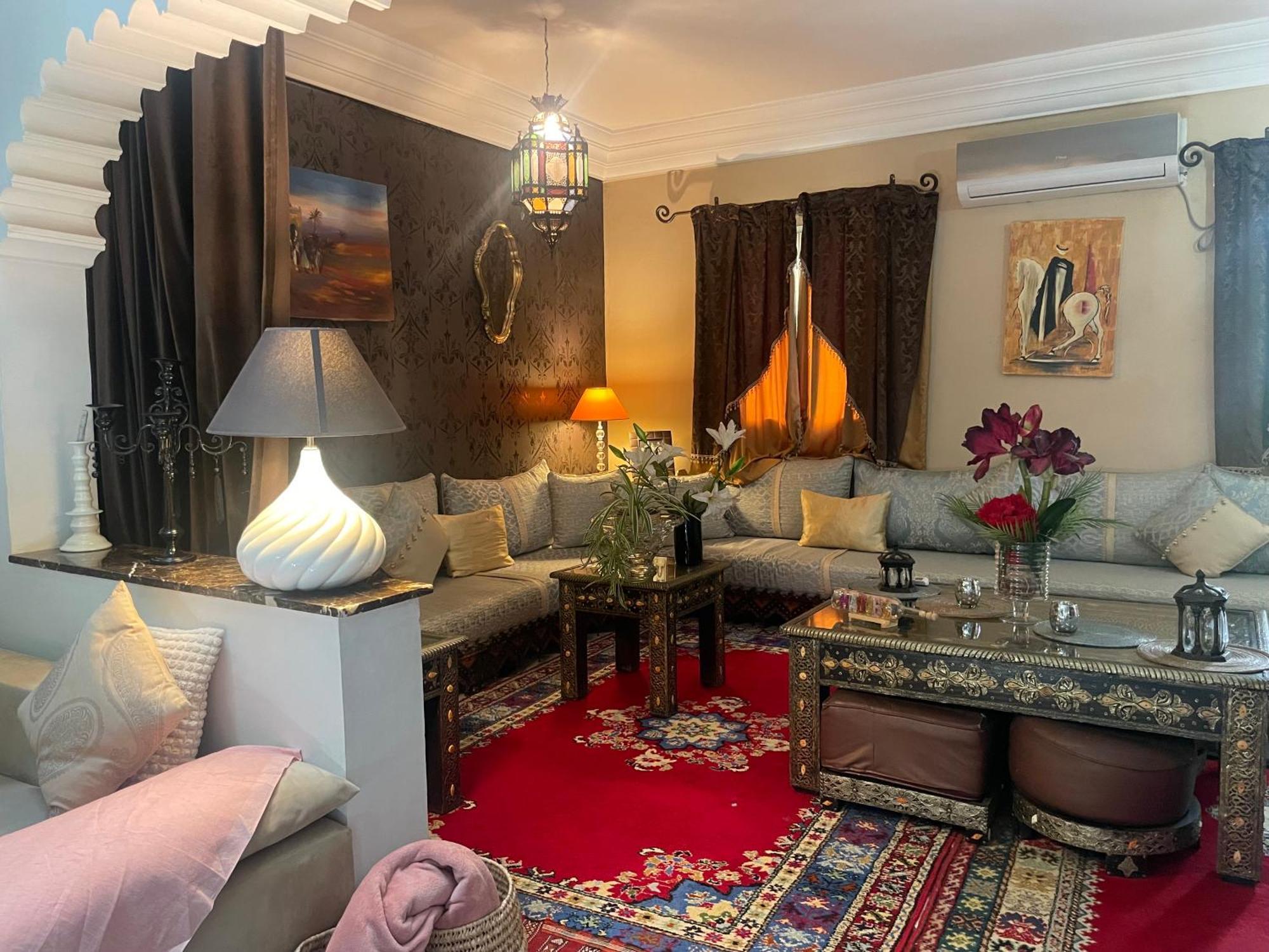 Riad Palmier Fleuri Marrakesh Eksteriør bilde