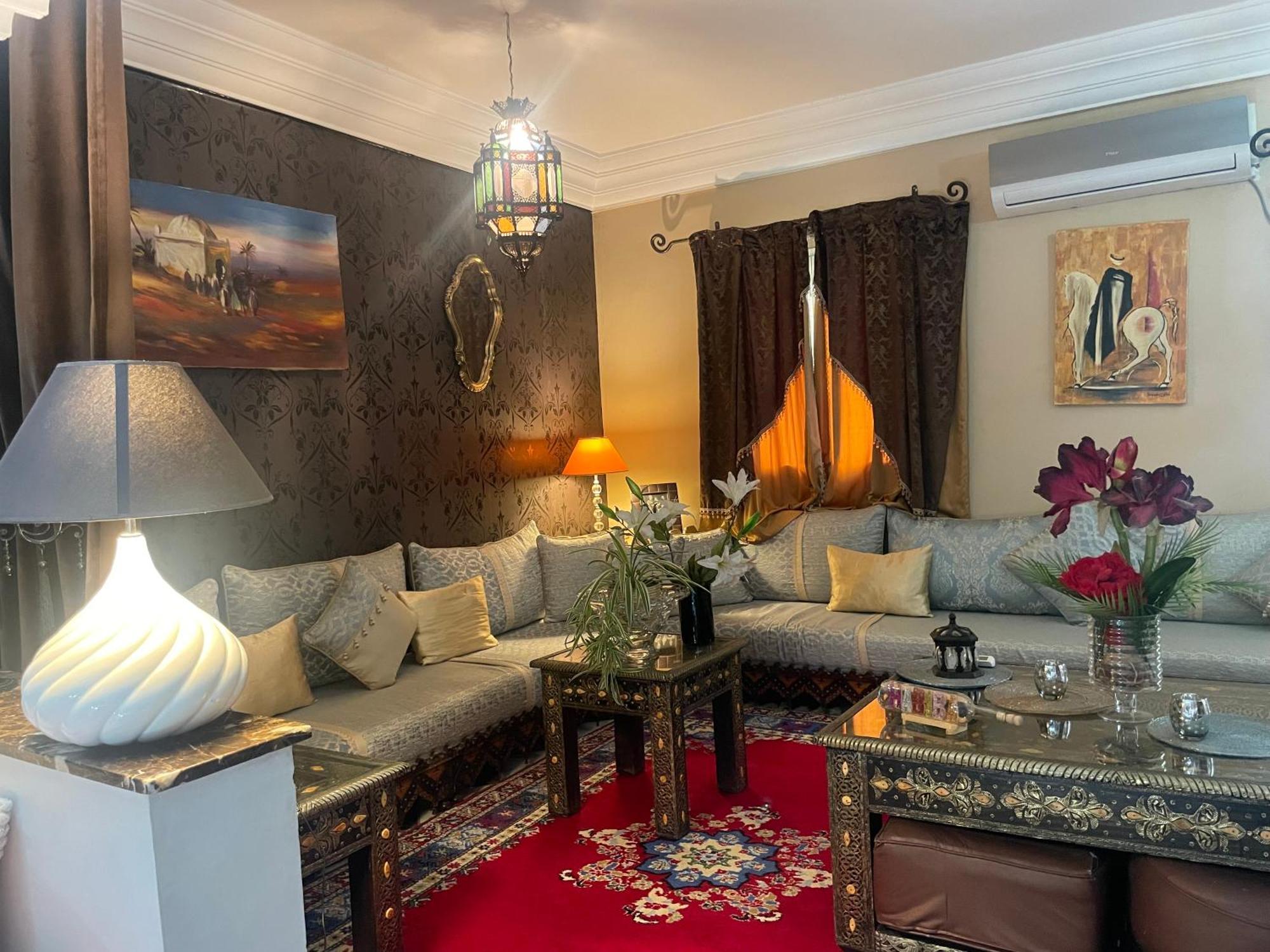 Riad Palmier Fleuri Marrakesh Eksteriør bilde